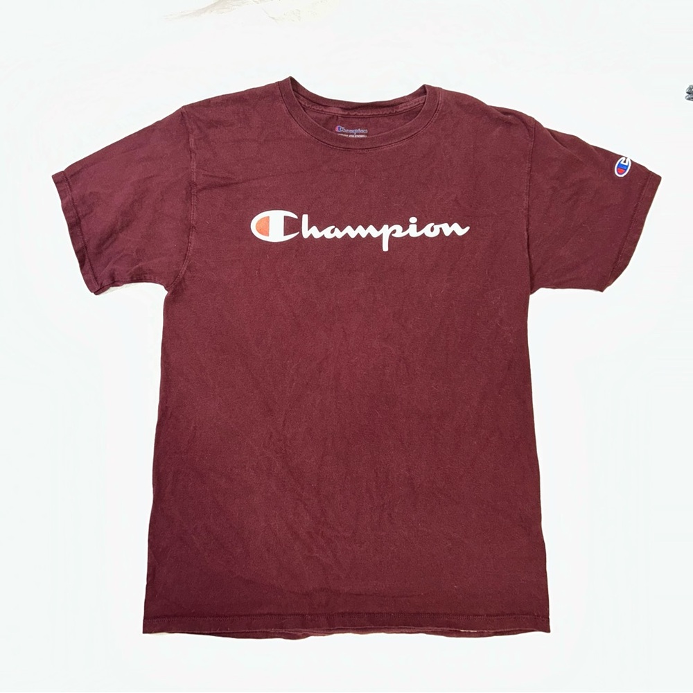 Champion Burgundy T Shirt